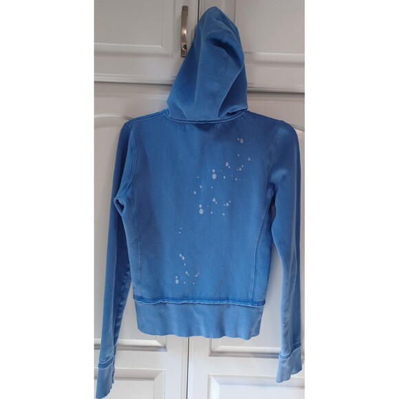 VINTAGE JUNK FOOD LYNARD SKYNYRD WOMENS DISTRESSED ROCK HOODIE SWEATSHIRT XS/S - Picture 2 of 11